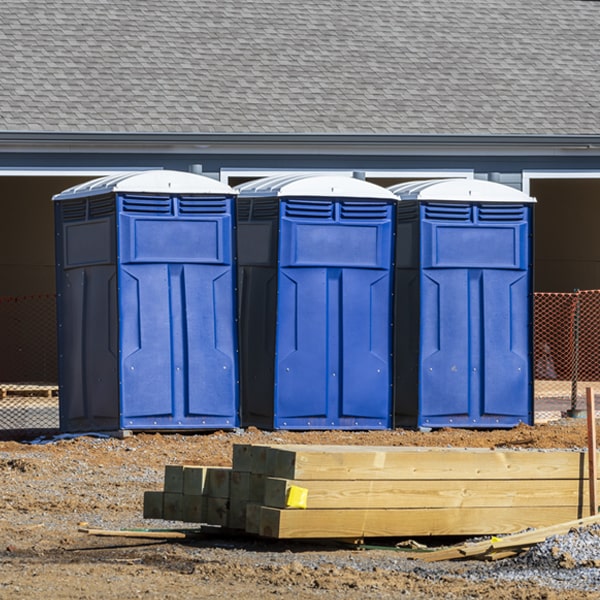 are there any restrictions on where i can place the portable restrooms during my rental period in Laureldale Pennsylvania